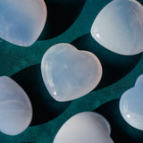 Blue Chalcedony Hearts