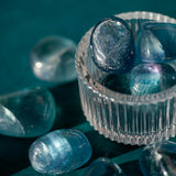 Blue Fluorite Tumbles